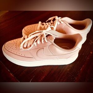 Nike Court Vision Alta LTR DM0113-600 Women Blush Pink Lifestyle Sneakers Shoes